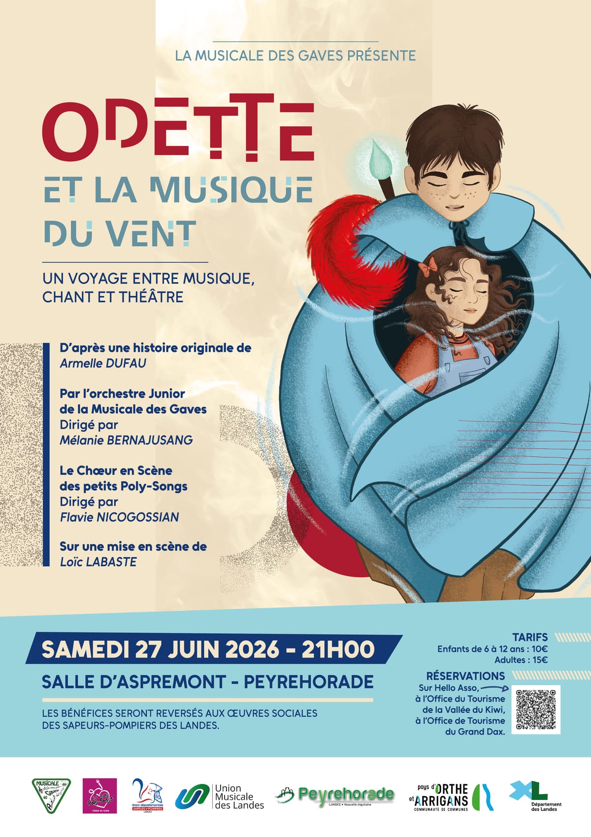 Illustration de l'événement : Spectacle Odette et la musique du vent