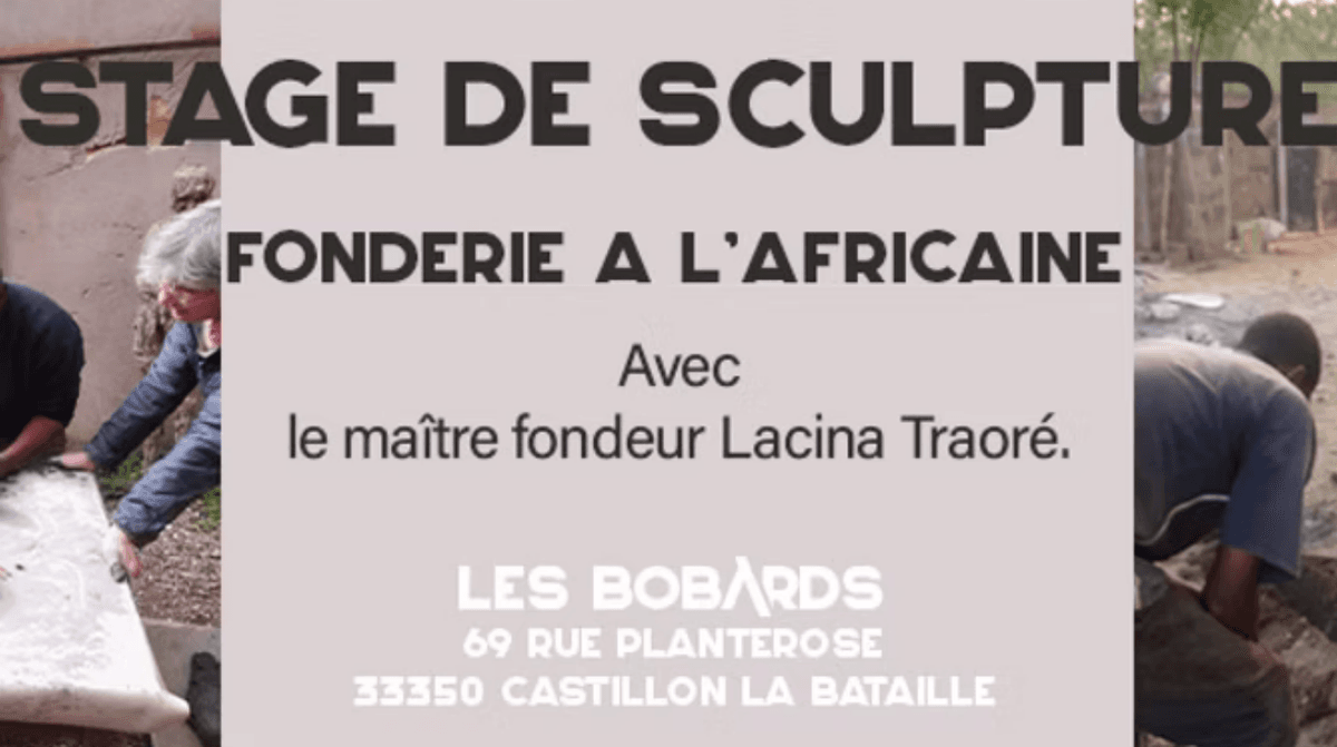 Illustration de l'événement : Stage de fonderie à l'africaine avec Lacina Traoré