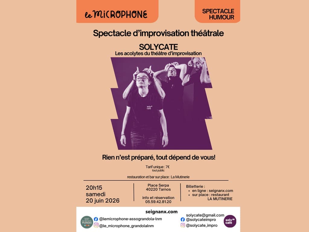 Illustration de l'événement : Spectacle d'improvisation théâtrale