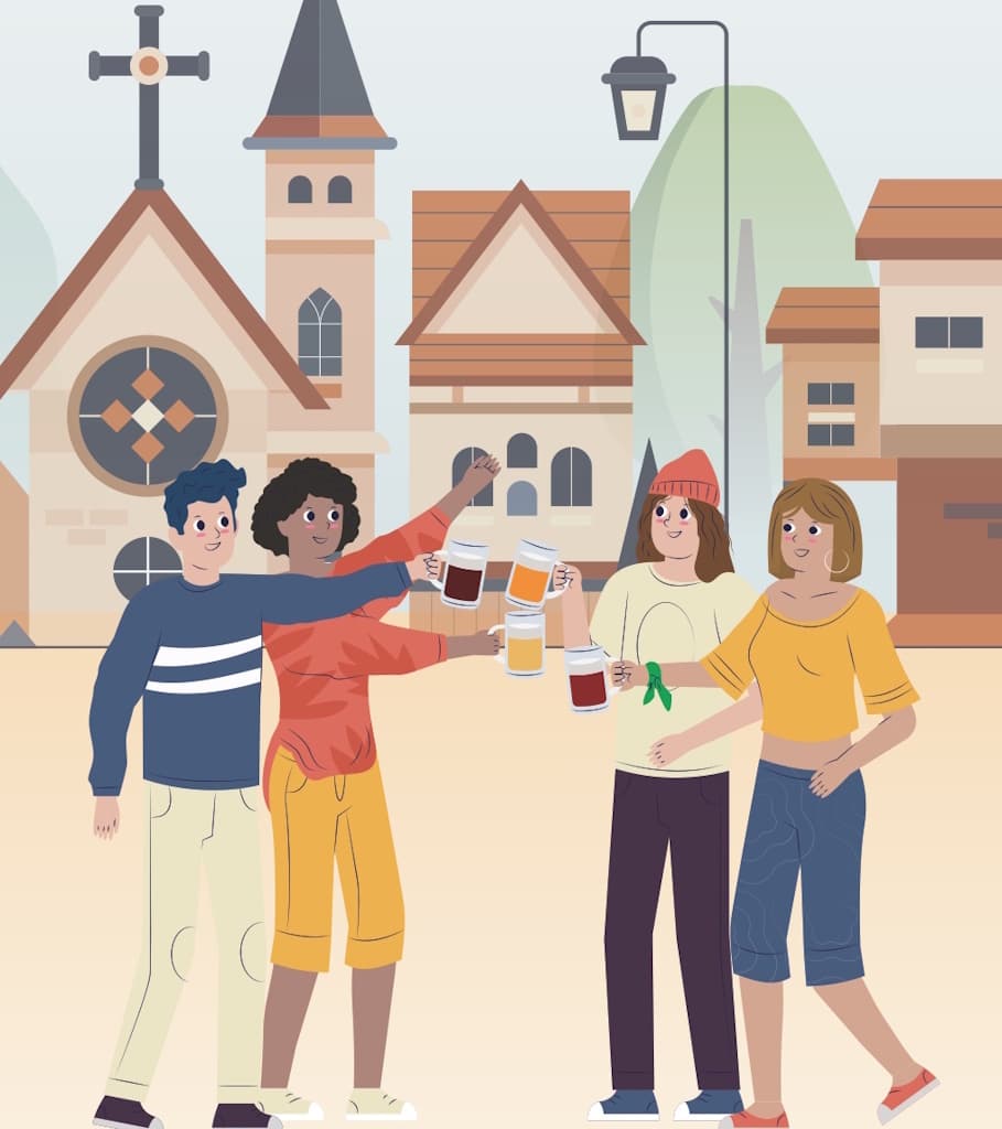 Illustration de l'événement : Verre de l’amitié dans le parc du château Constant