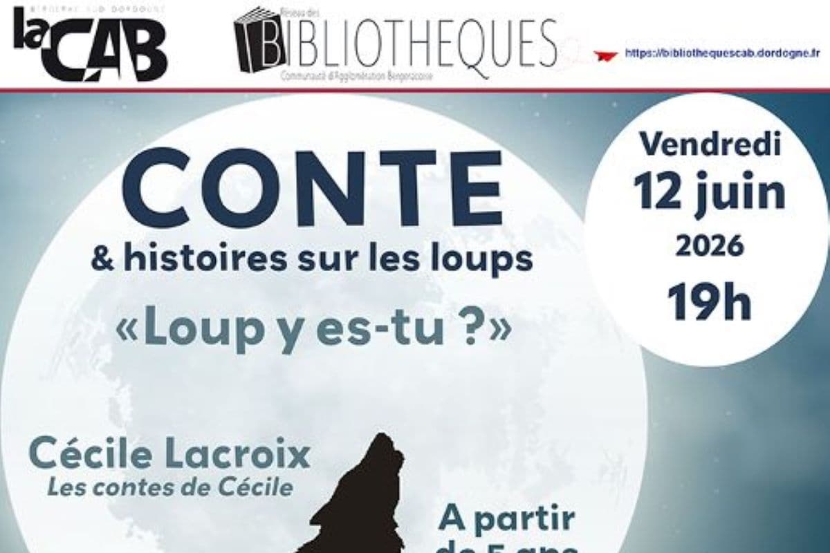 Illustration de l'événement : Conte et histoires sur le loups