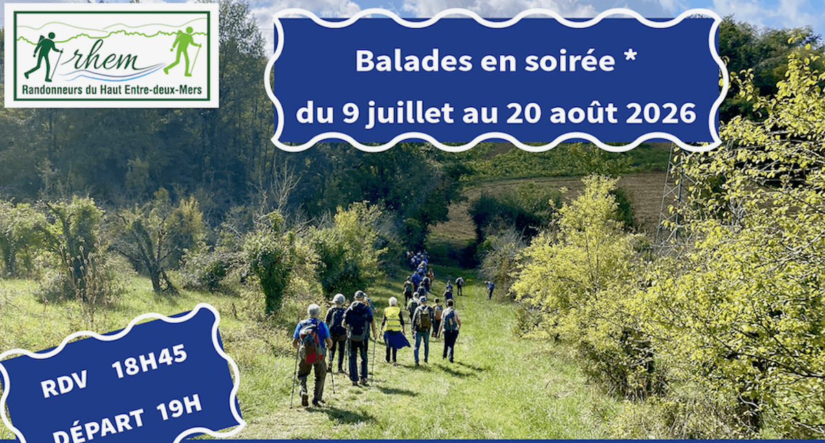 Illustration de l'événement : Balade en soirée à Saint-Félixde-Foncaude