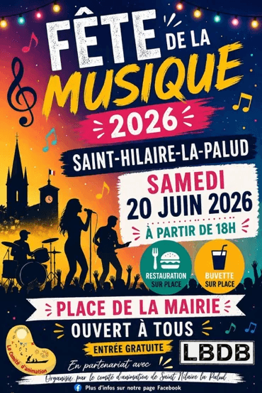 Illustration de l'événement : Fête de la Musique à Saint-Hilaire-la-Palud