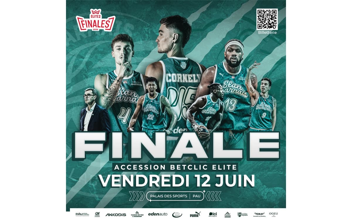 Illustration de l'événement : Basket ProB-Finale match aller : Elan Béarnais Pau Lacq Orthez Vs Poitiers