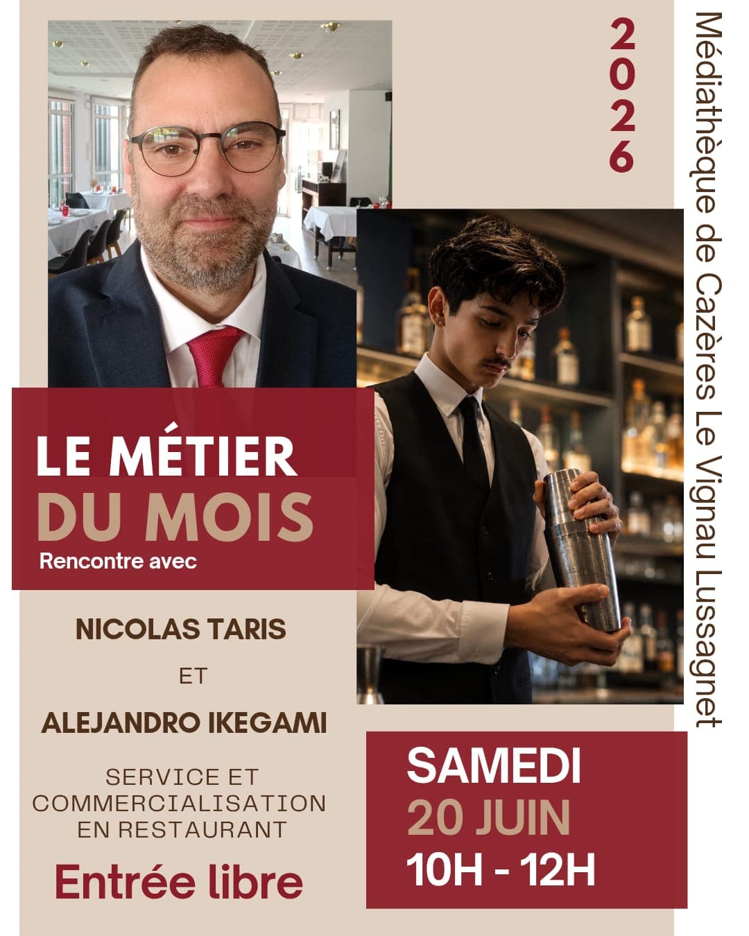 Illustration de l'événement : Métier du mois : Service et commercialistaion en restauration