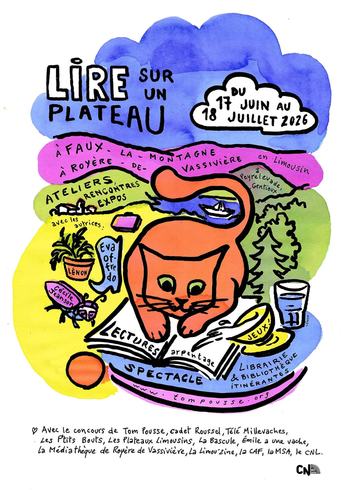 Illustration de l'événement : Lire sur le plateau
