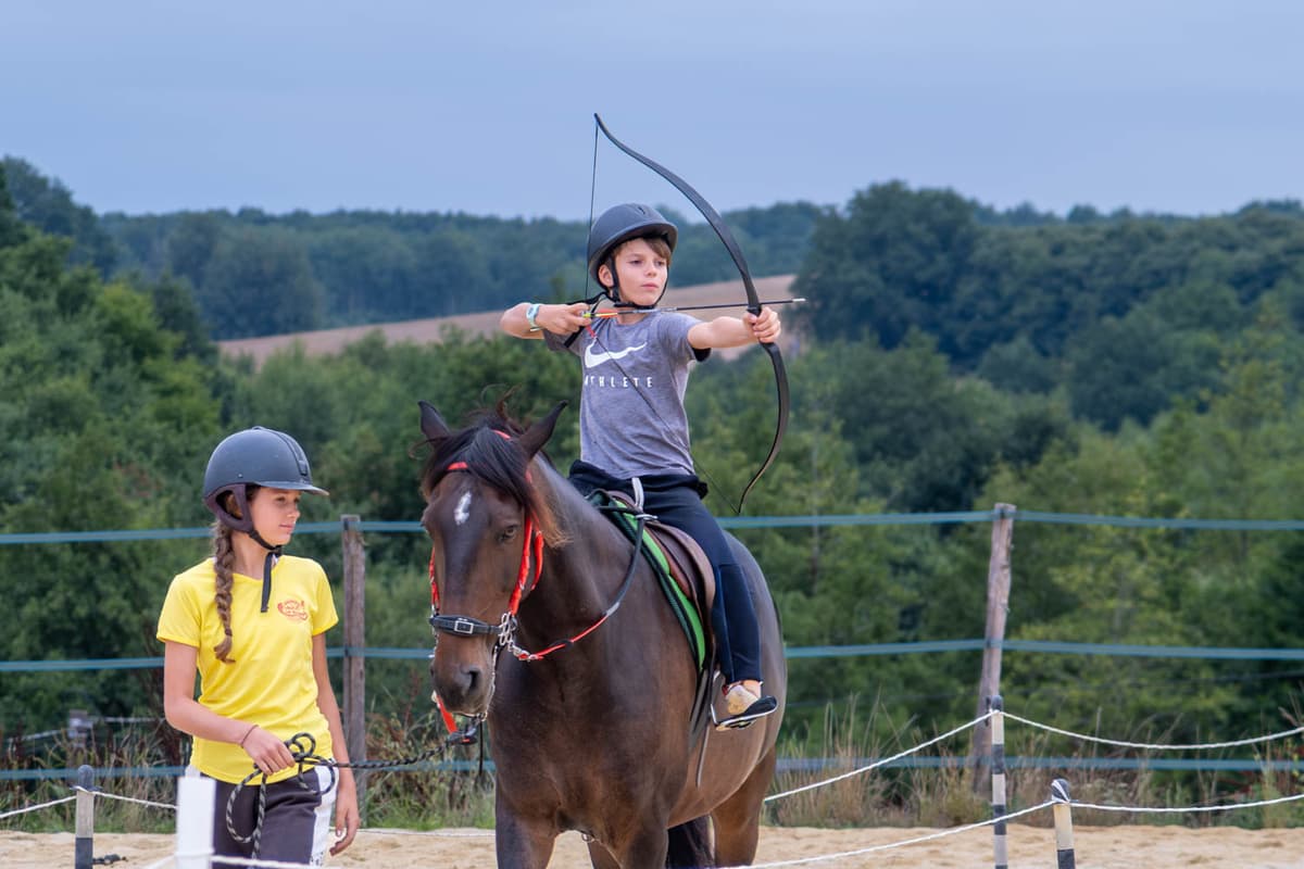Illustration de l'événement : Été actif - tir à l'arc à cheval