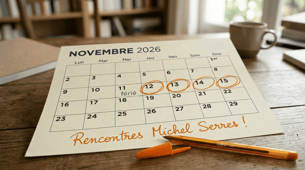 Illustration de l'événement : Rencontres Philosophiques Michel Serres