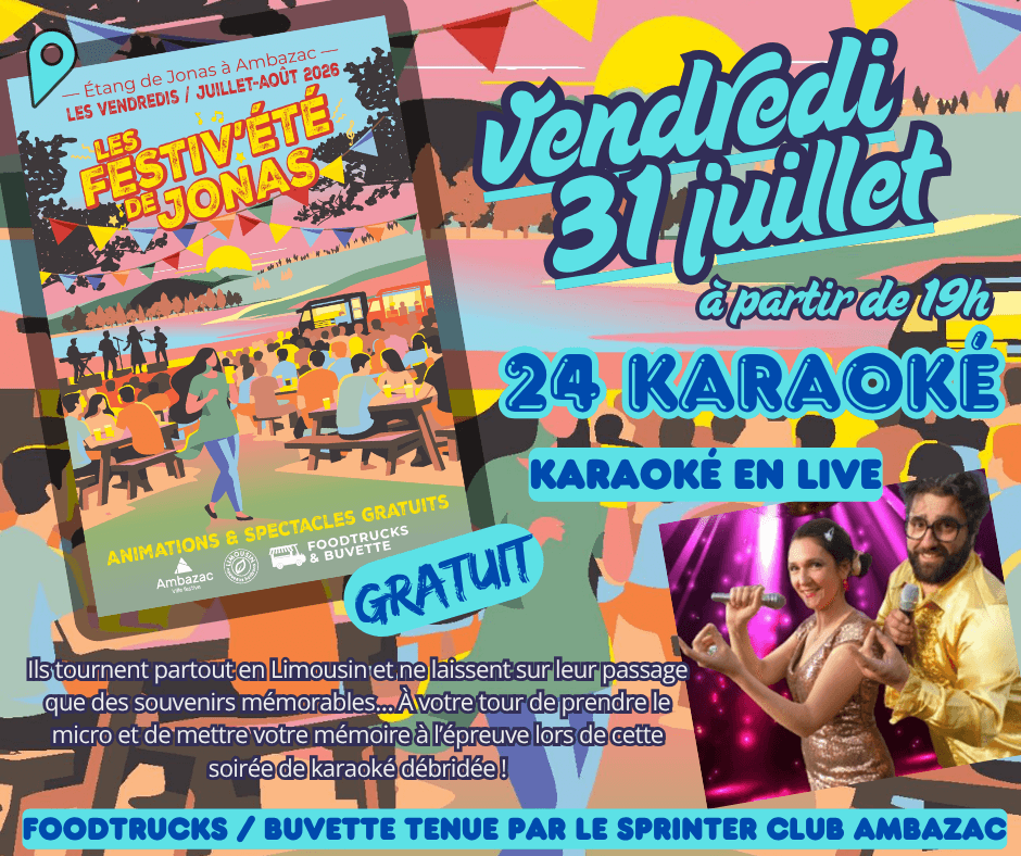 Illustration de l'événement : Les Festiv'Eté de Jonas : 24 Karaoké