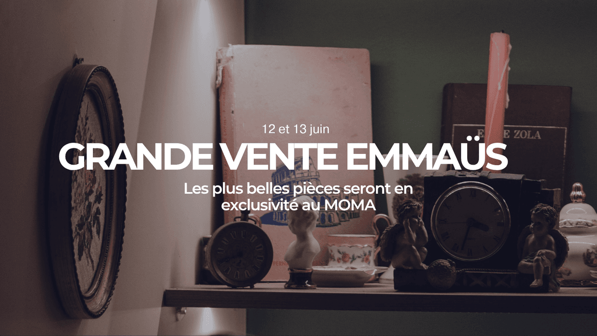 Illustration de l'événement : Grande vente vintage avec emmäus