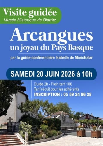 Illustration de l'événement : Visite guidée " hors des murs" par le musée historique - Arcangues, un joyau du Pays Basque