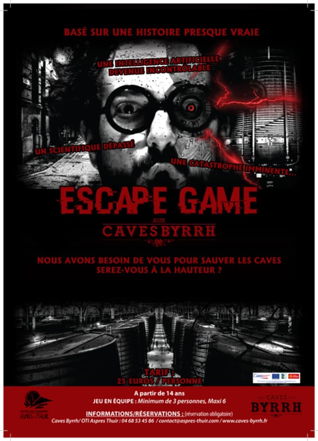 Illustration de l'événement : CAVES BYRRH - ESCAPE GAME