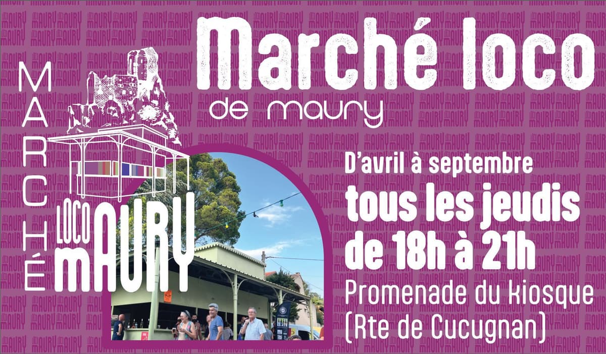 Illustration de l'événement : LE MARCHÉ "LOCO" DE MAURY