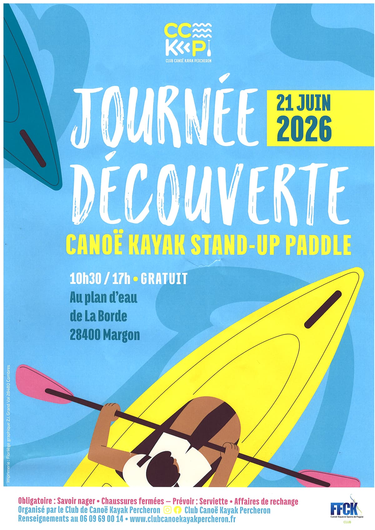 Illustration de l'événement : Journée Découverte I Canoë - Kayak - Stand-up - Paddle