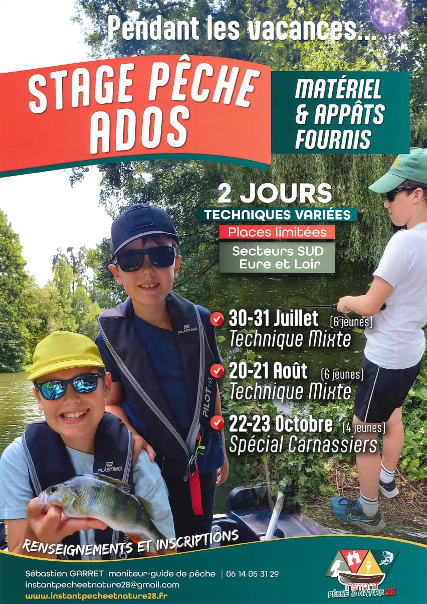 Illustration de l'événement : Stage de pêche ados - technique mixte
