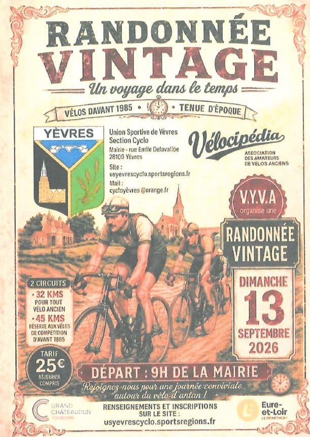 Illustration de l'événement : Randonnée vintage à vélo
