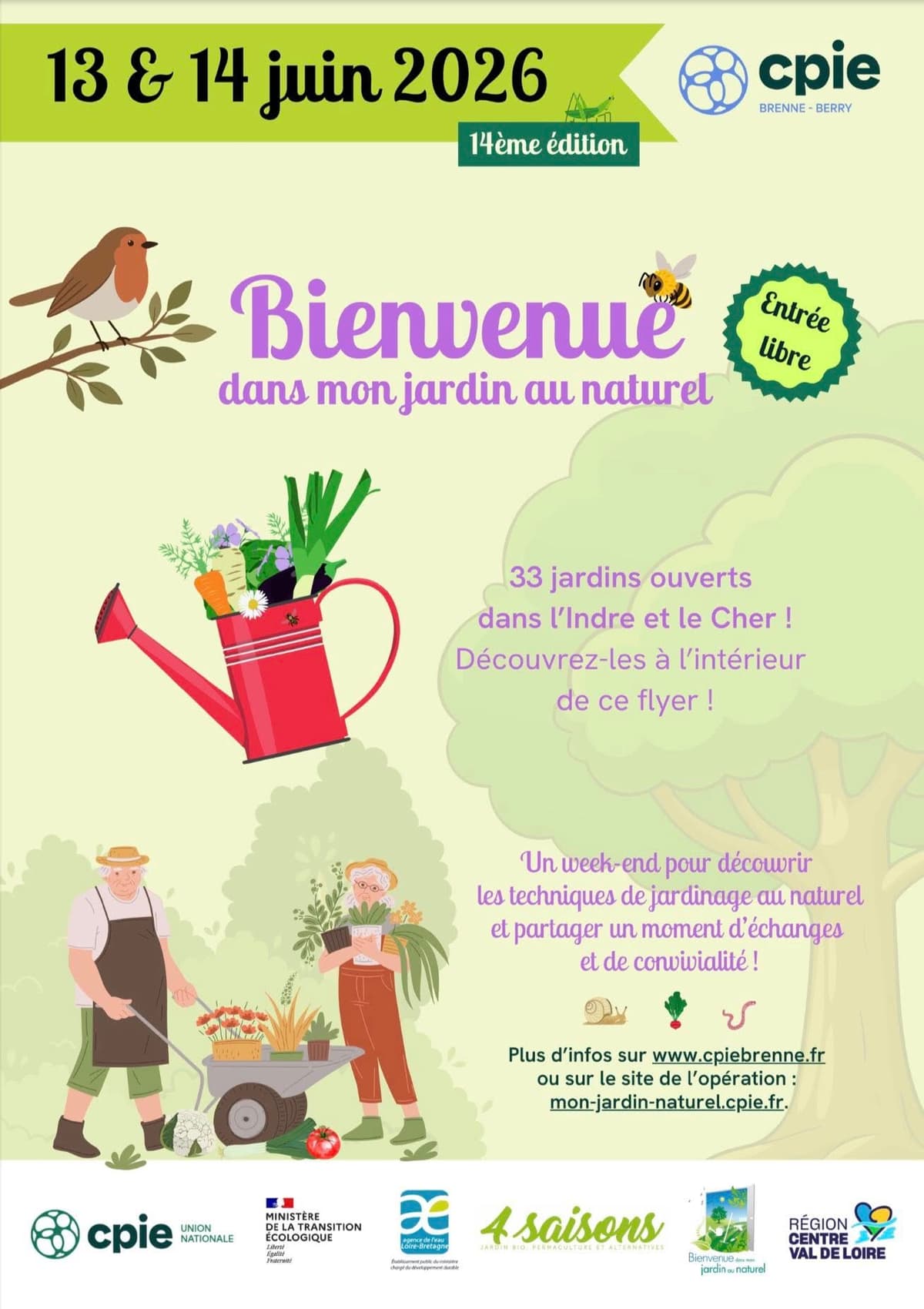 Illustration de l'événement : Bienvenue dans mon jardin au naturel : Le jardin des Bergeries de Pierre et Monique