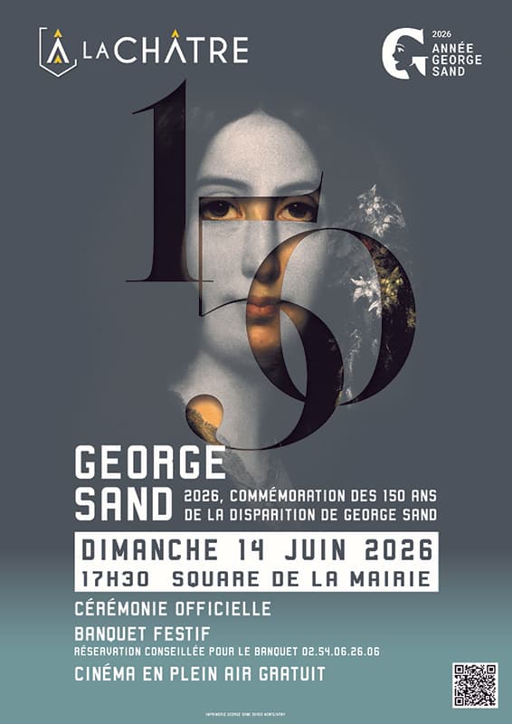 Illustration de l'événement : La Châtre célèbre George Sand