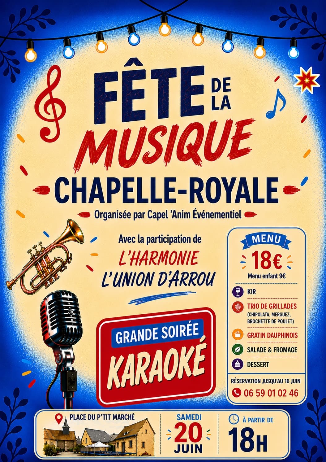 Illustration de l'événement : Fête de la musique à Chapelle-Royale