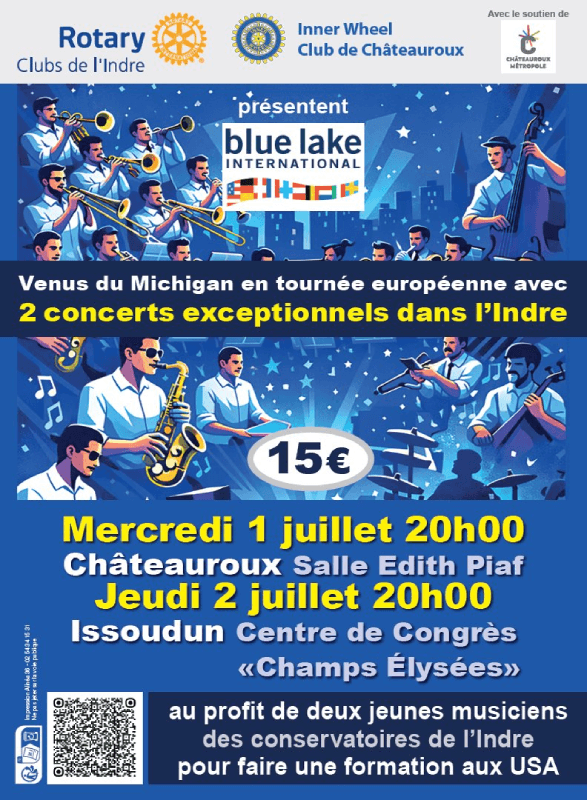Illustration de l'événement : Concert du Blue Lake International Jazz Band