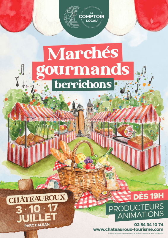 Illustration de l'événement : Marchés Gourmands du Berry