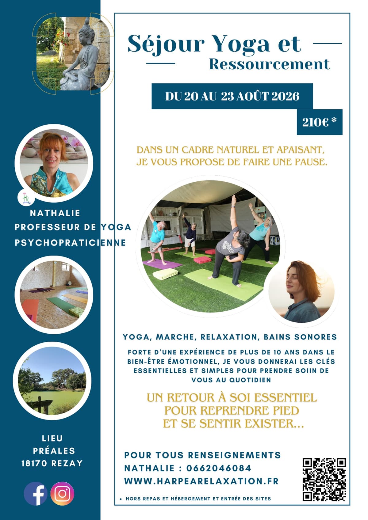 Illustration de l'événement : Séjour yoga et ressourcement