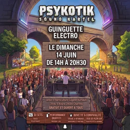 Illustration de l'événement : Guinguette Electro - Psykotik Sound Kartel