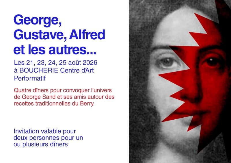 Illustration de l'événement : Dîners avec les artistes en résidence : George, Gustave, Alfred et les autres…