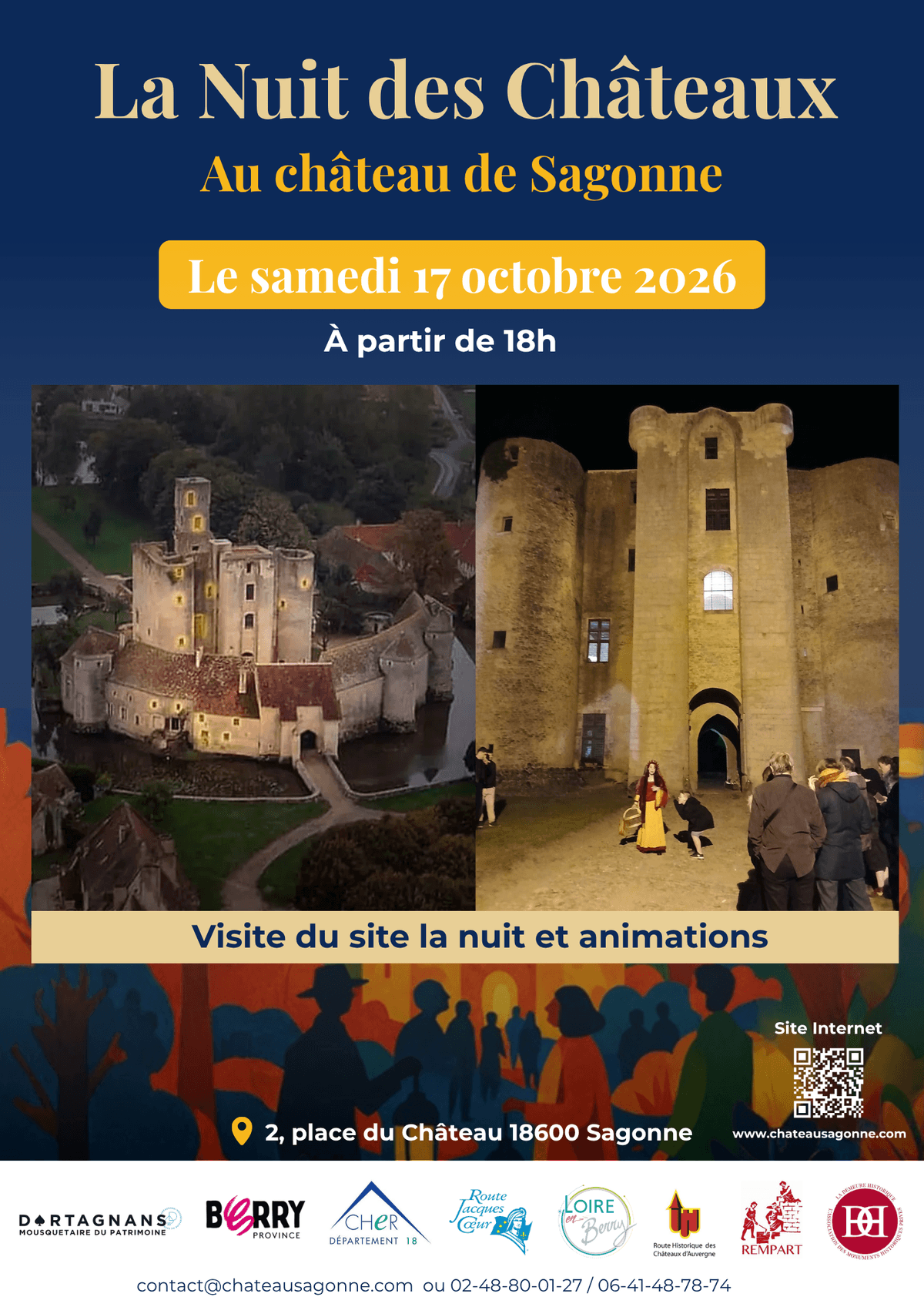 Illustration de l'événement : Nuit des Châteaux à Sagonne