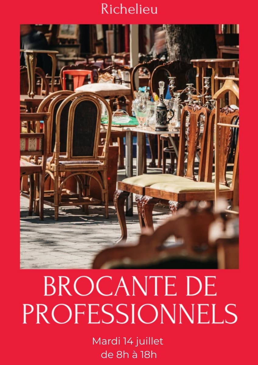 Illustration de l'événement : Brocante du 14 juillet et concert de Virginie