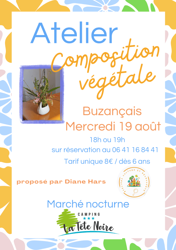 Illustration de l'événement : Atelier Culture et Découverte : Composition végétale