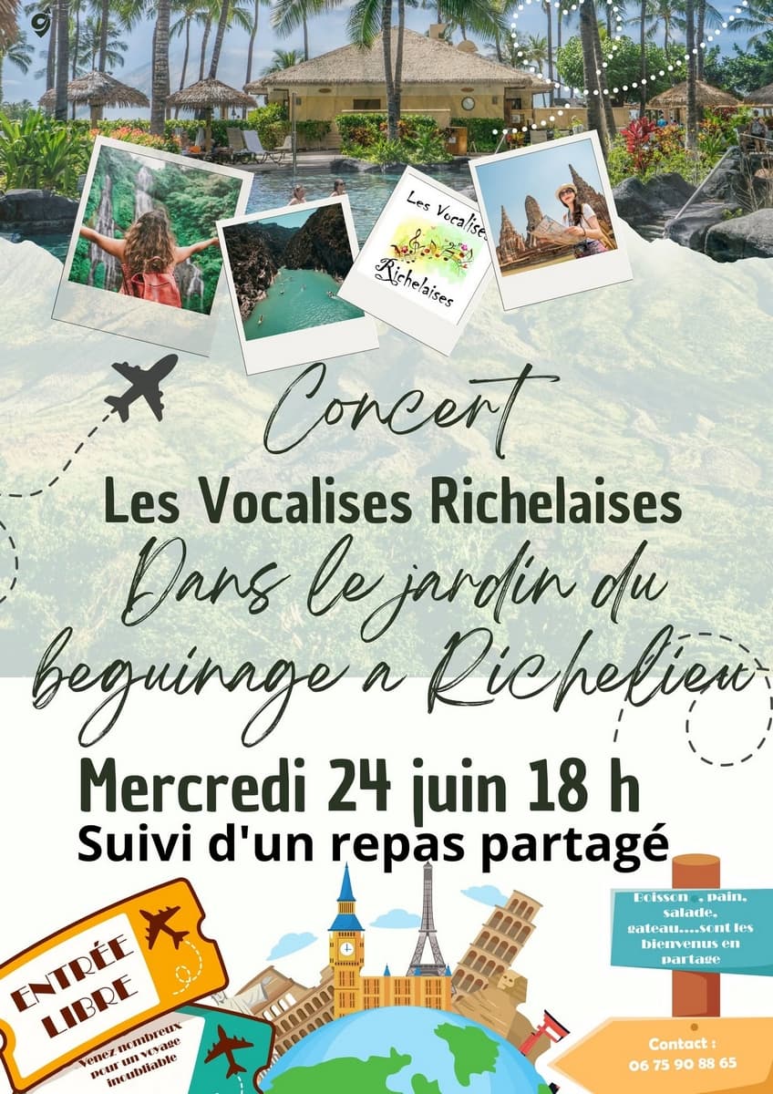 Illustration de l'événement : Concert des Vocalises Richelaises et repas partagé