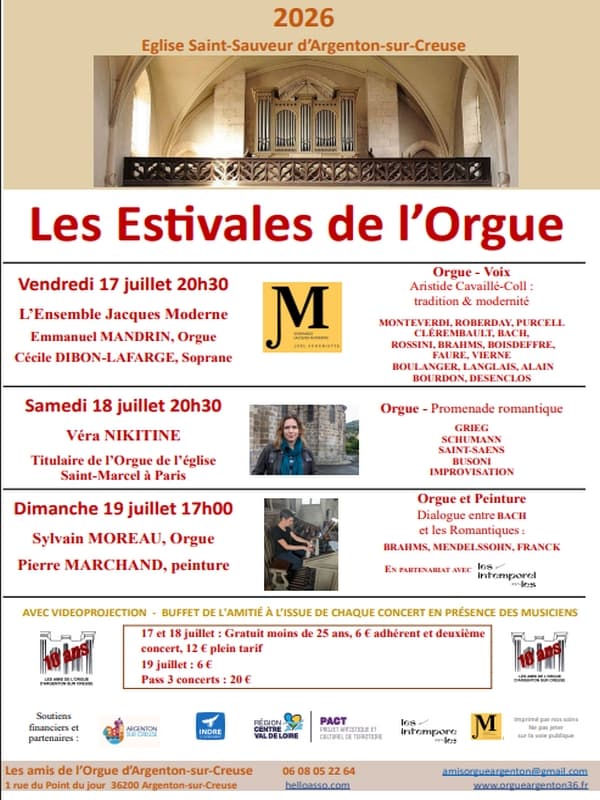 Illustration de l'événement : Les Estivales de l'Orgue