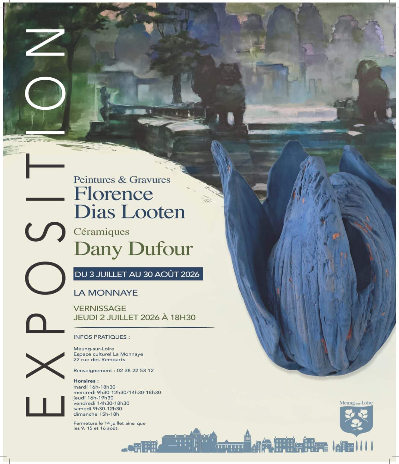 Illustration de l'événement : Exposition : FLORENCE DIAS LOOTEN / DANY DUFOUR