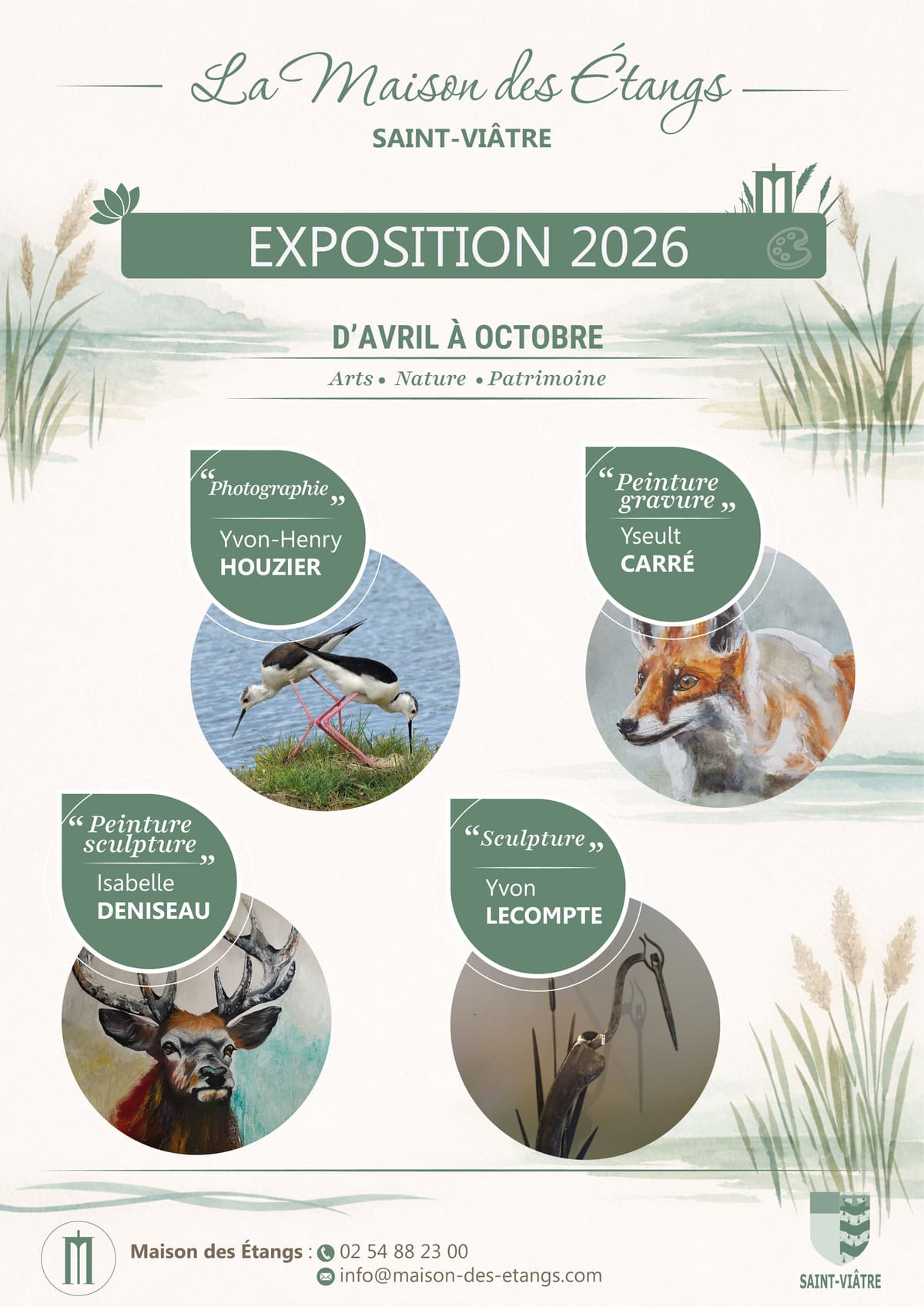 Illustration de l'événement : Exposition à la Maison des Etangs
