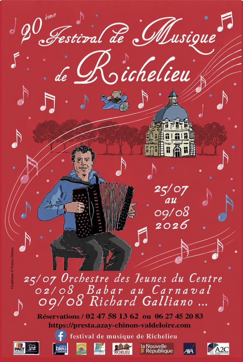Illustration de l'événement : 20ème Festival de Musique de Richelieu
