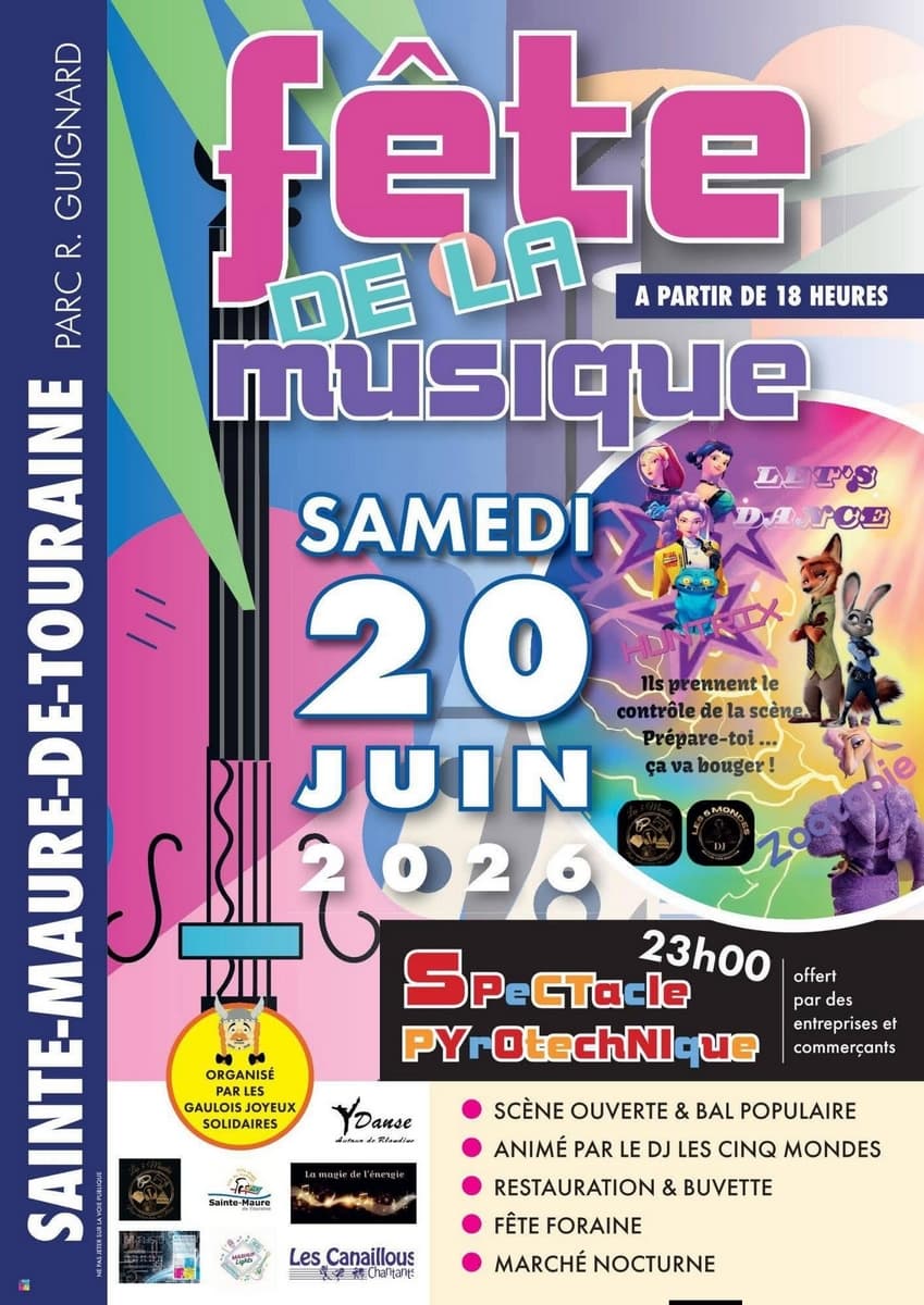 Illustration de l'événement : Fête de la musique et marché nocturne