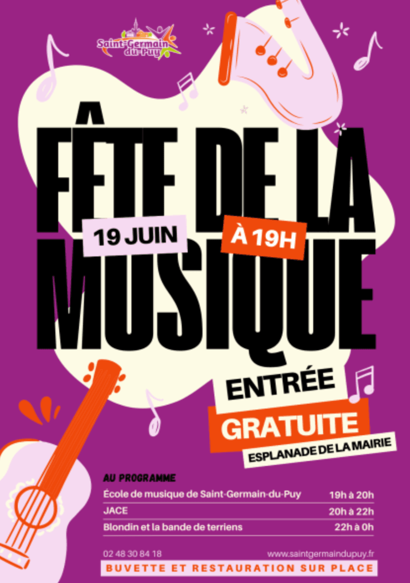 Illustration de l'événement : Fête de la Musique à Saint-Germain-du-Puy