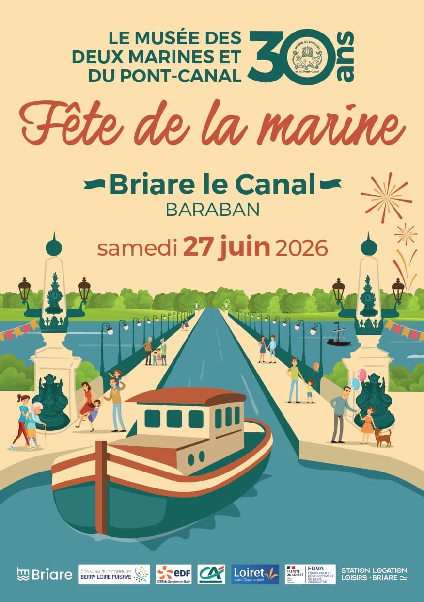 Illustration de l'événement : Les 30 ans du Musée des 2 Marines et du Pont-Canal - Fête de la marine