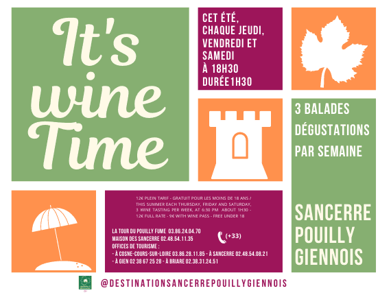 Illustration de l'événement : Balade-dégustation It's Wine Time dans un lieu insolite