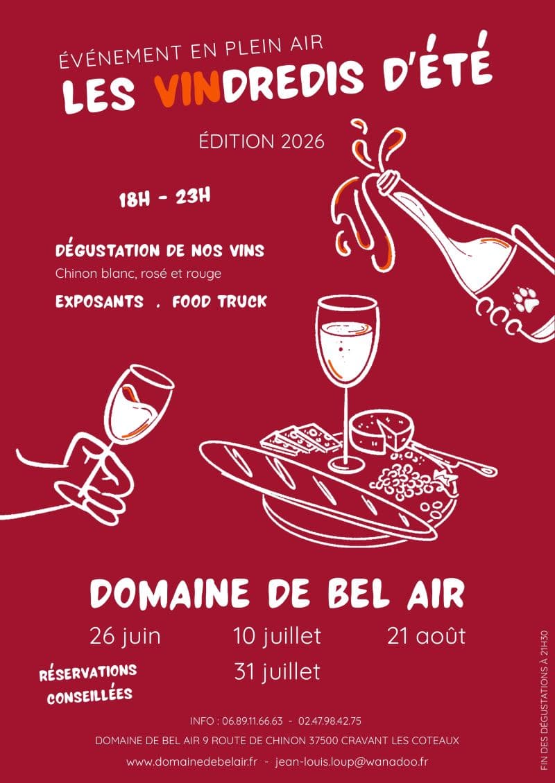Illustration de l'événement : Les Vindredis d'Été au Domaine de Bel Air