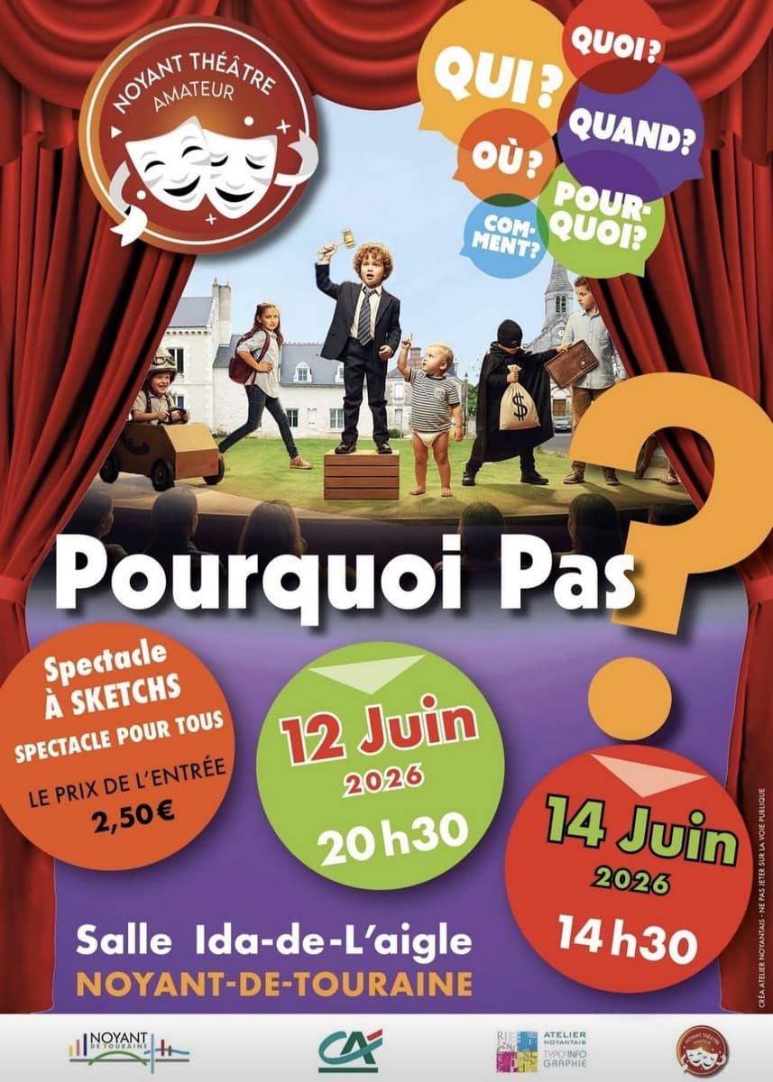 Illustration de l'événement : Pourquoi pas ? (spectacle à sketchs)