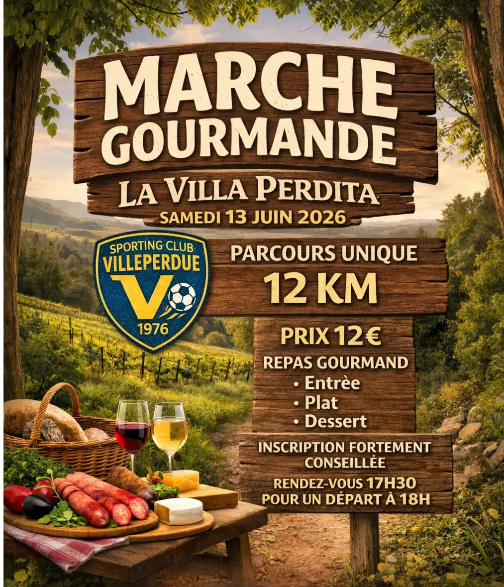 Illustration de l'événement : LA VILLA PERDITA – MARCHE GOURMANDE – 2ᵉ ÉDITION