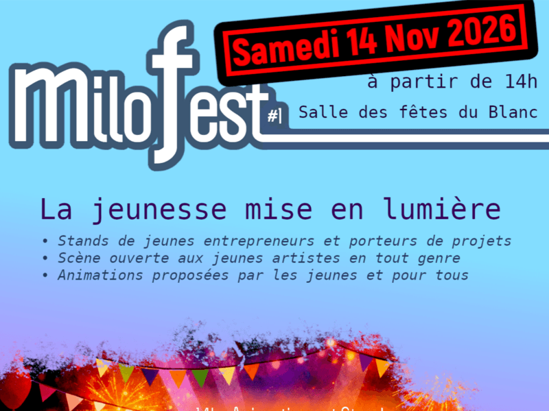 Illustration de l'événement : MiloFest - La jeunesse en lumière