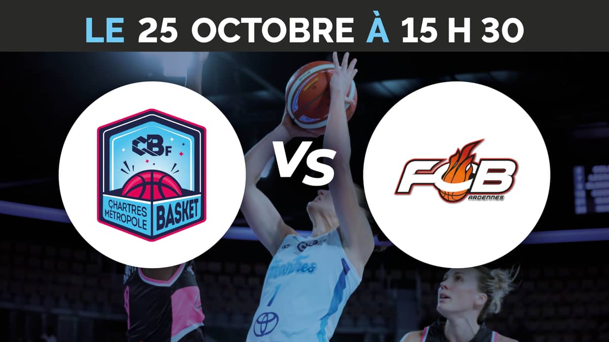 Illustration de l'événement : C'Chartres Métropole Basket Féminin vs Charleville-Mézières