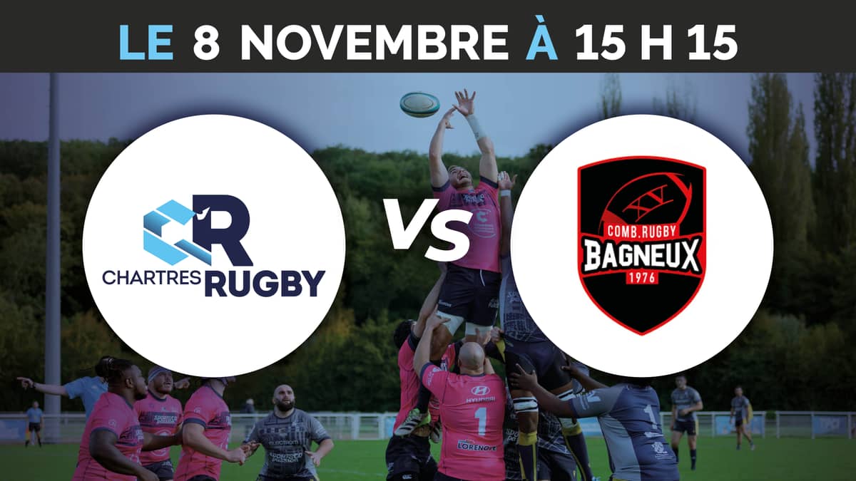 Illustration de l'événement : C'Chartres Rugby vs CO multisport Bagneux Rugby