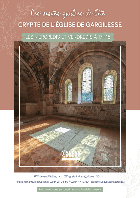 Illustration de l'événement : Visite flash : Crypte de Gargilesse