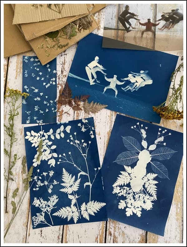 Illustration de l'événement : Atelier de la science "Becquerel en vacances!", atelier cyanotype