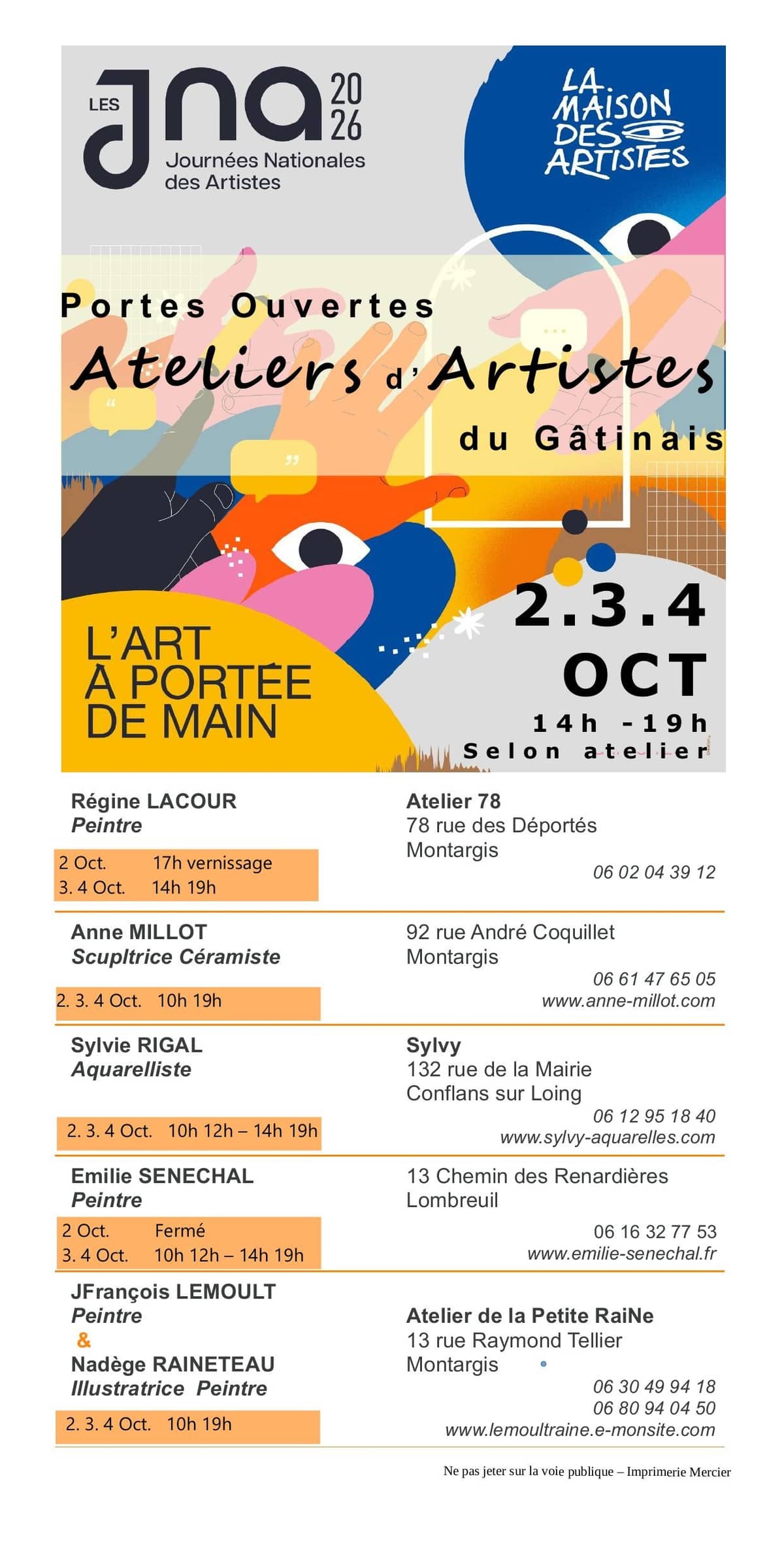 Illustration de l'événement : Portes ouvertes Ateliers d’Artistes du Gâtinais : Sylvie RIGAL