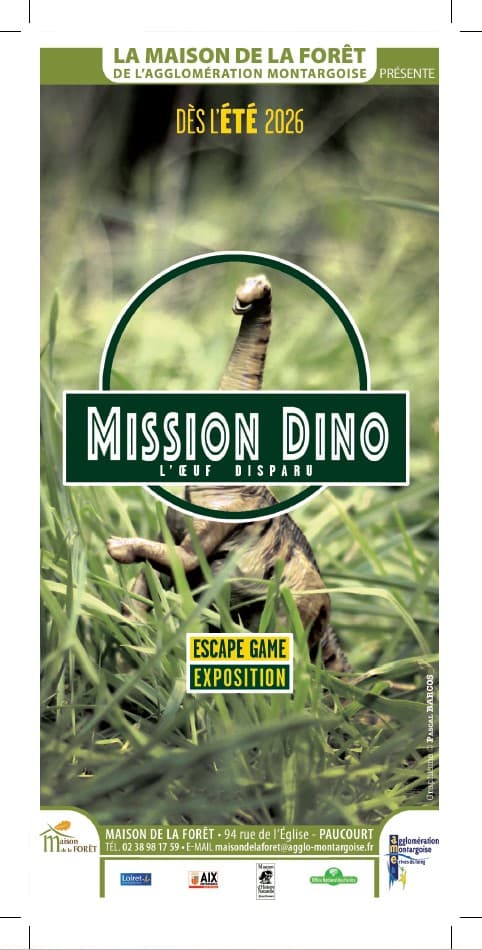 Illustration de l'événement : Nouveauté de l’été : Escape Game Mission Dino – L’œuf disparu